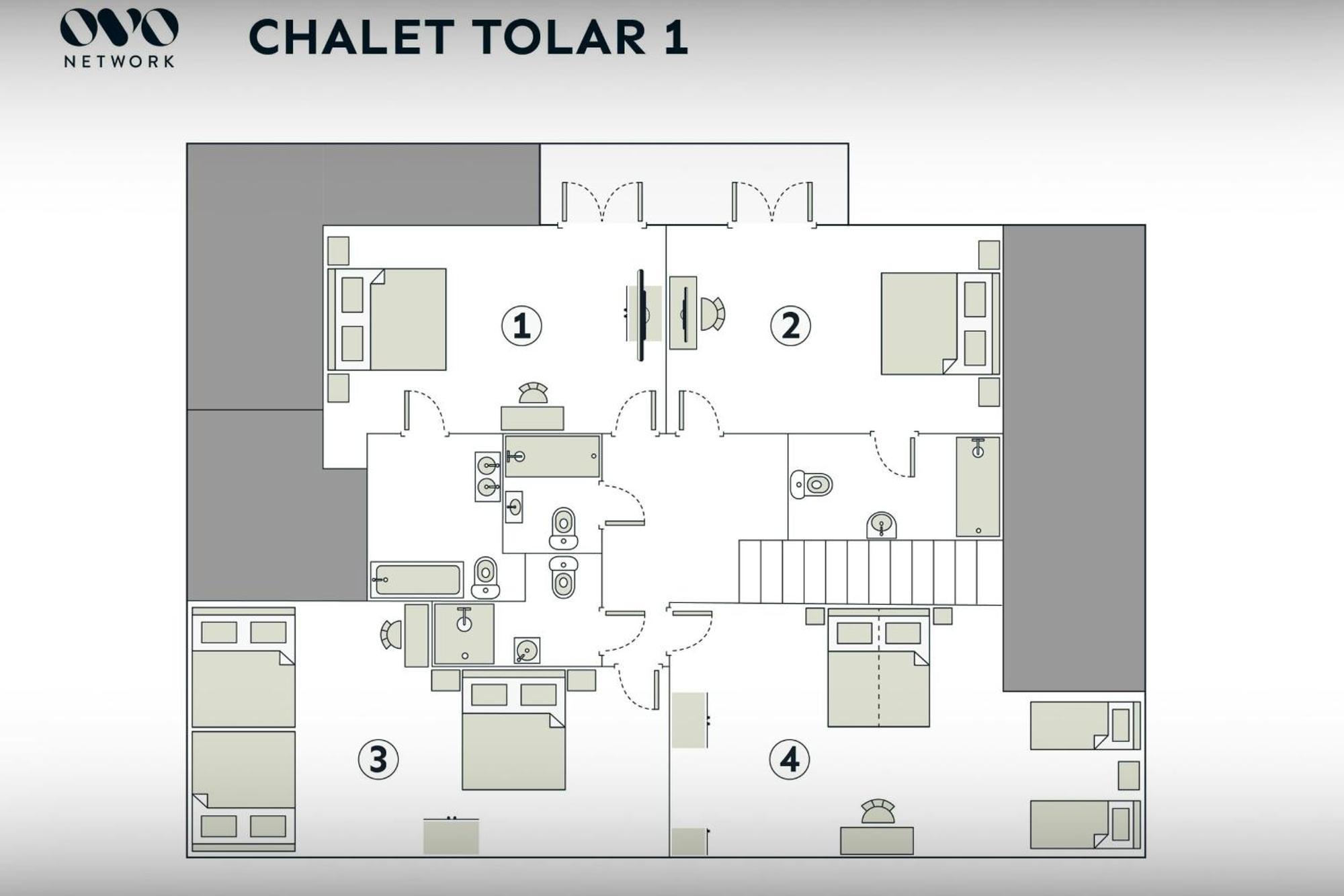 فيلا Chalet Tolar - Ovo Network رون - ألب المظهر الخارجي الصورة