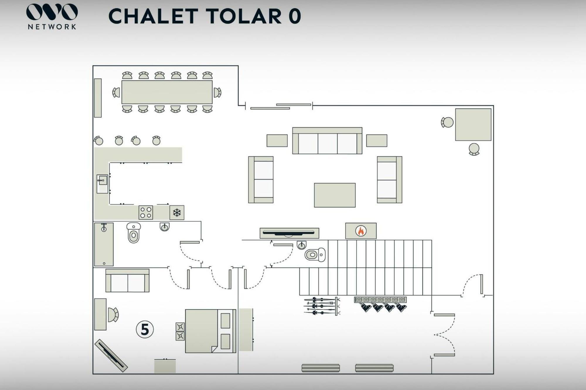 فيلا Chalet Tolar - Ovo Network رون - ألب المظهر الخارجي الصورة